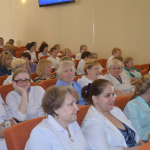 Мария Щербакова поздравила сотрудников поликлиники №38 с Днем медицинского работника